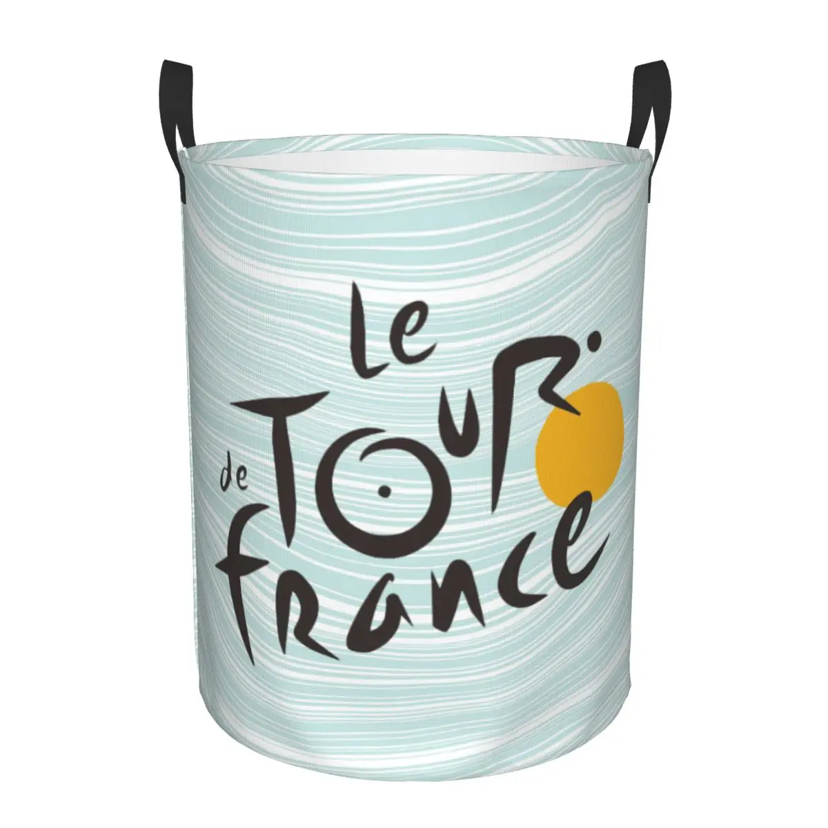 

Le Tour The France Laundry Basket Collapsible French Bicycle Toy Clothes Hamper Storage Bin for Kids Nursery