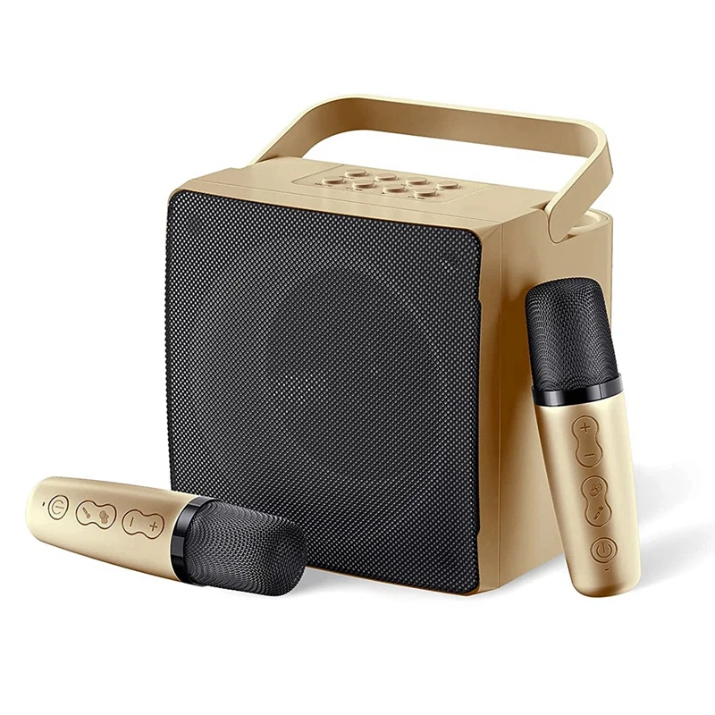 Karaoke Machine With 2 Wireless Microphones,With Echoes And LED Lights For Christmas Birthday Gift Home Party
Karaoke Machine With 2 Wireless Microphones,With Echoes And LED Lights For Christmas Birthday Gift Home Party