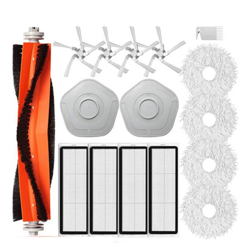 Roller Brush Side Brush Filter and Mop Cloth Replacement Parts for Dreame Bot W10 W10 Pro Robotic Vacuum Cleaner
Roller Brush Side Brush Filter and Mop Cloth Replacement Parts for Dreame Bot W10 W10 Pro Robotic Vacuum Cleaner