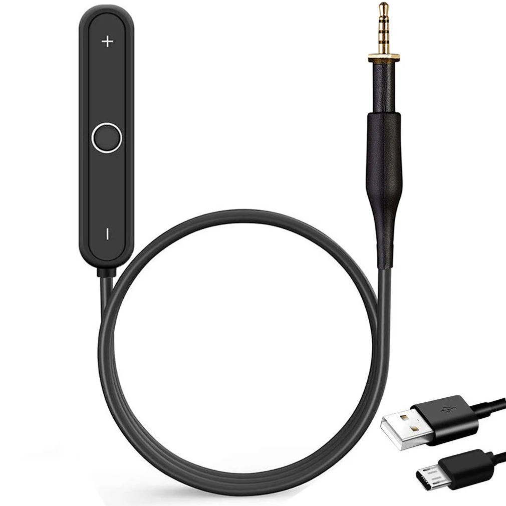 

Bluetooth 5.0 Handsfree Audio Adapter Wireless Stereo Music Receiver for AKG K450 K451 K452 K480 K490 K495 Q460 Headphones