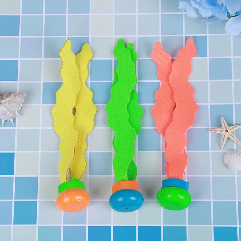 

3 шт., детские игрушки для дайвинга в виде морских водорослей