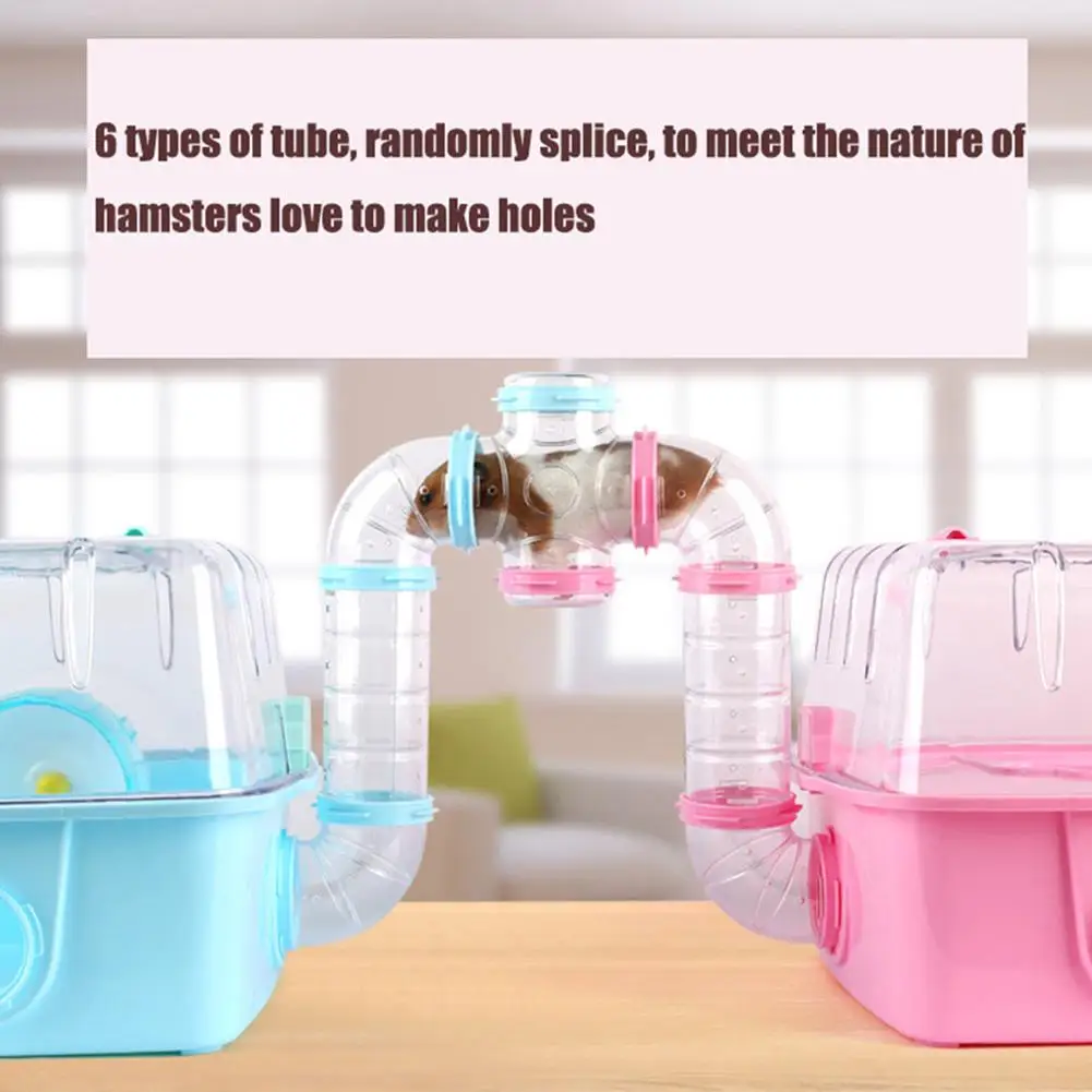 Hamster Connected Tube External Accessories Cage Supplies For Training Playing Tunnel Tube Toys
Hamster Connected Tube External Accessories Cage Supplies For Training Playing Tunnel Tube Toys