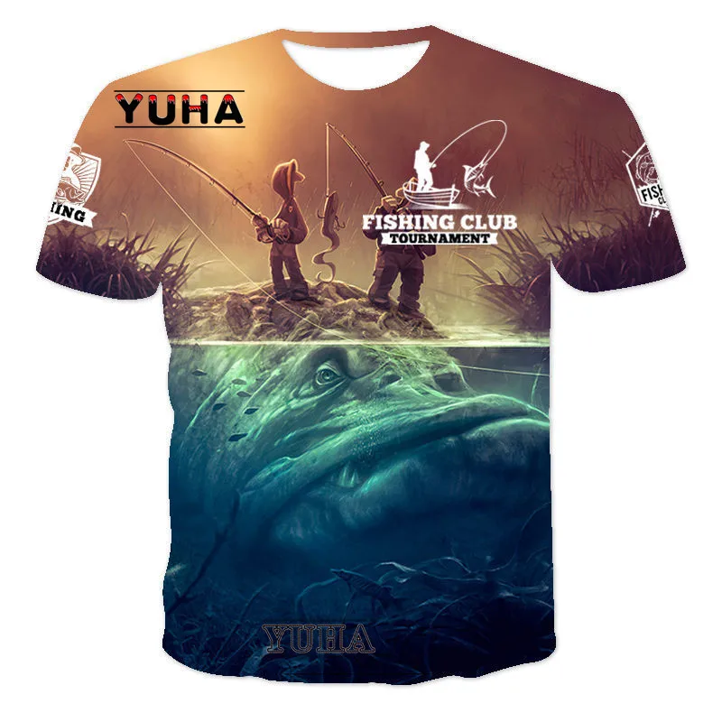 Summer New Fishing Pattern 3D Printed Men'S T-Shirt Fashion Casual Oneck Short Sleeve Oversized Breathable Quick Drying Clothing
Summer New Fishing Pattern 3D Printed Men'S T-Shirt Fashion Casual Oneck Short Sleeve Oversized Breathable Quick Drying Clothing