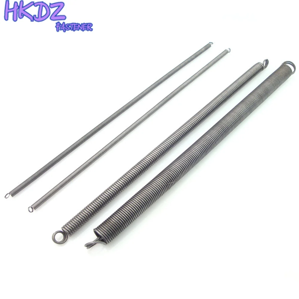 1PCS Wire Diameter 2.3/2.5/2.6mm Outer Diameter 13-30mm Length 300mm L Type Dual Ring Tension Spring Carbon Steel
1PCS Wire Diameter 2.3/2.5/2.6mm Outer Diameter 13-30mm Length 300mm L Type Dual Ring Tension Spring Carbon Steel