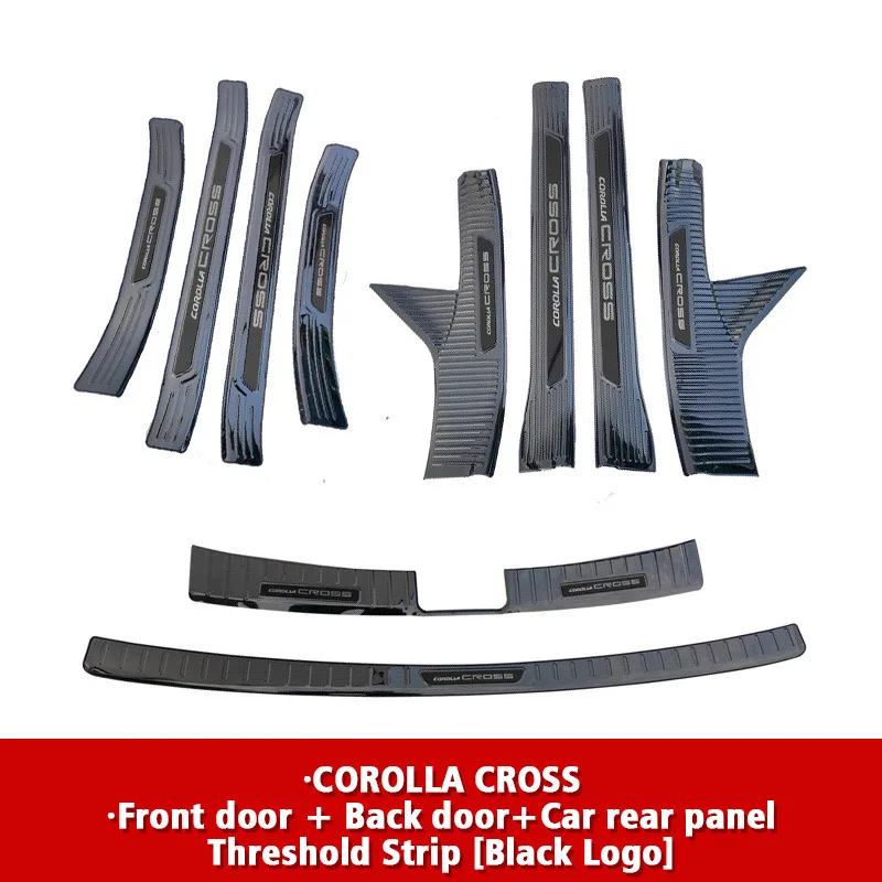 Пороговое крепление на дверь для Toyota Corolla Cross 2022-2023, Накладка на порог, защитная накладка на пороги, аксессуары для отделки
Пороговое крепление на дверь для Toyota Corolla Cross 2022-2023, Накладка на порог, защитная накладка на пороги, аксессуары для отделки