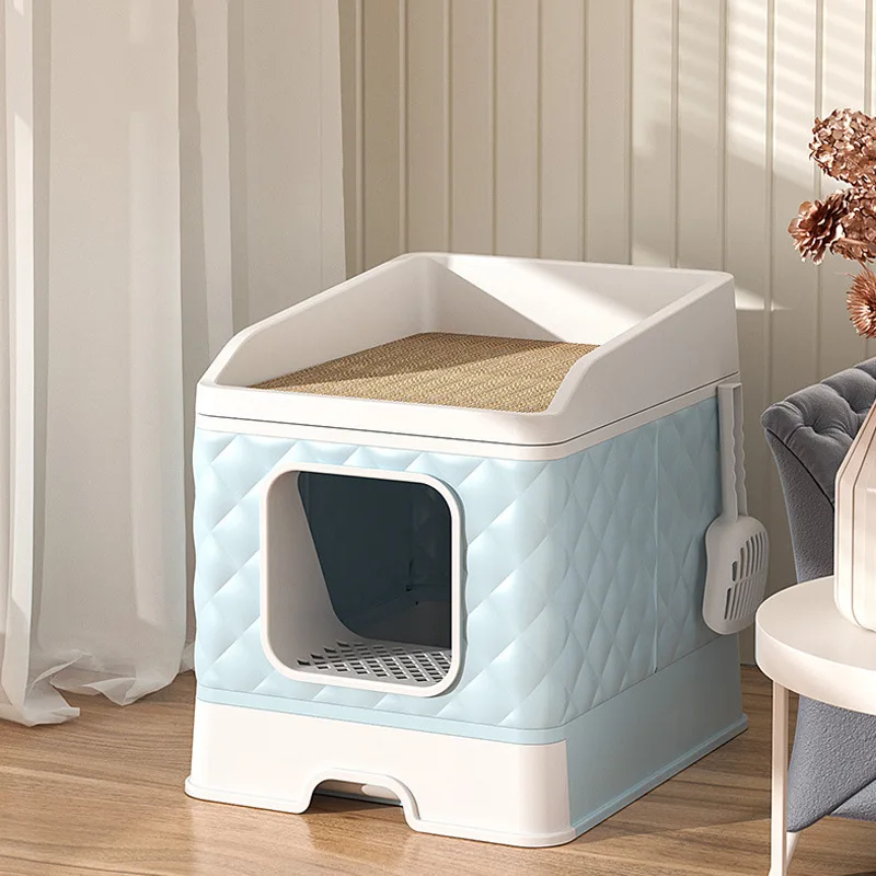 High Quality large Cat Litter Box Fully Enclosed Foldable Litter Box Splash-Proof and Litter-Proof Toilet Cleaning Supplies
High Quality large Cat Litter Box Fully Enclosed Foldable Litter Box Splash-Proof and Litter-Proof Toilet Cleaning Supplies