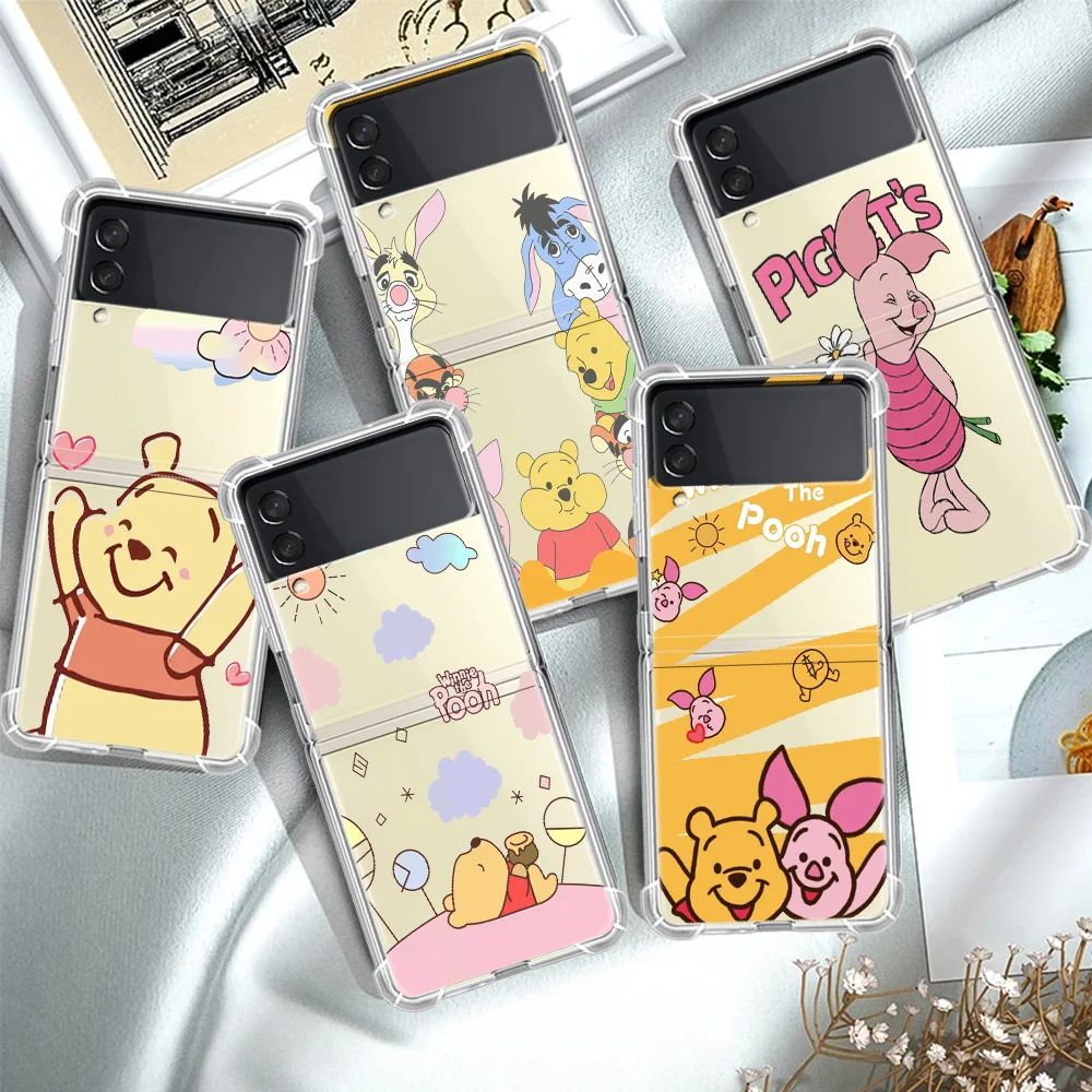 Winnie Pooh Bear Tigger Piglet Cute Luxury Case For Samsung Galaxy Z Flip 3 5G Funda Z Flip3 Clear PC Hard Back Phone Shell
Winnie Pooh Bear Tigger Piglet Cute Luxury Case For Samsung Galaxy Z Flip 3 5G Funda Z Flip3 Clear PC Hard Back Phone Shell