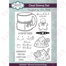 Christmas Rich Mug Stamps Scrapbook Diary Diy Tag Envelope Photo Frame Decoration Craft Make Greeting Card Handmade For 2022 New