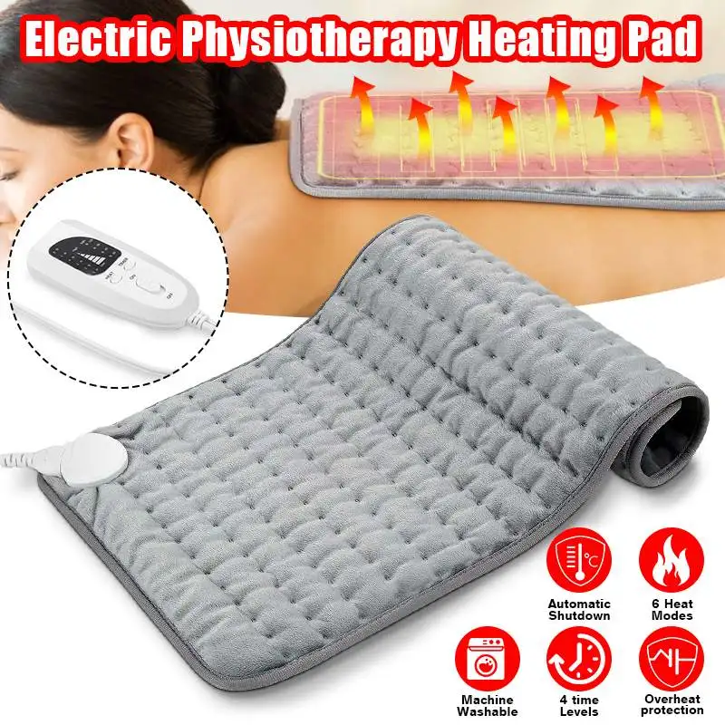 Human Body Physiotherapy Heat Pad 6 Level 120W Electric Heating Pad For Shoulder Neck Back Spine Leg Pain Relief Winter Warmer
Human Body Physiotherapy Heat Pad 6 Level 120W Electric Heating Pad For Shoulder Neck Back Spine Leg Pain Relief Winter Warmer