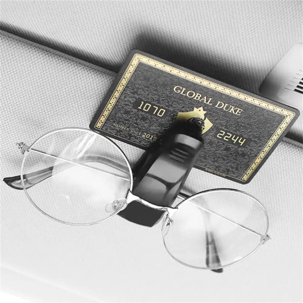 Car Glasses Clip Multifunction Integrated Durable Leather Portable Sunglasses Document Ticket Holder Clip Car Interior Accessory 
Car Glasses Clip Multifunction Integrated Durable Leather Portable Sunglasses Document Ticket Holder Clip Car Interior Accessory