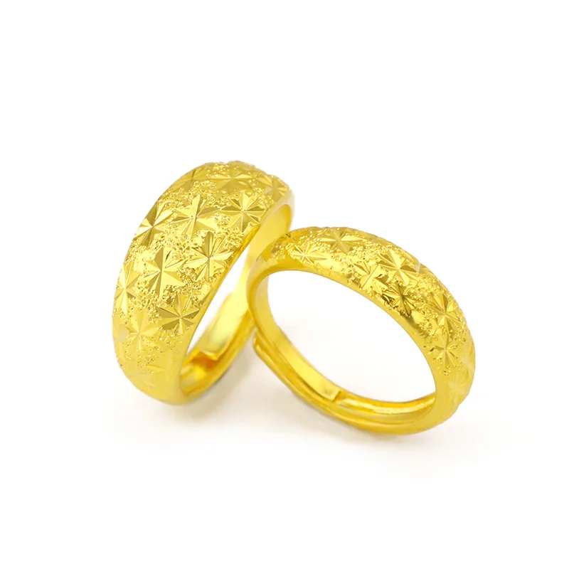 Couple's Golden Rings Solid 999 Gold Rings for Women Men Never Fade Wedding Rings Gold luxury Anniversary Resizable Rings Gifts
Couple's Golden Rings Solid 999 Gold Rings for Women Men Never Fade Wedding Rings Gold luxury Anniversary Resizable Rings Gifts