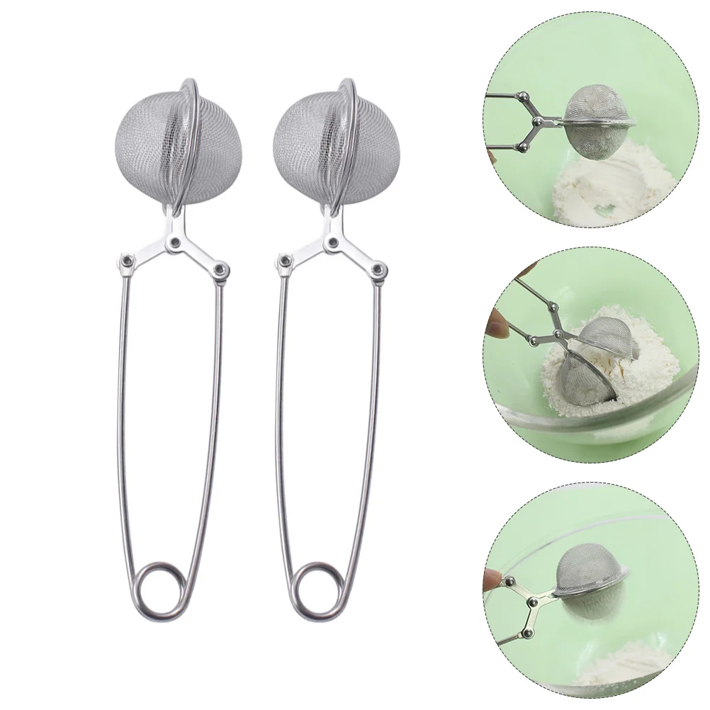 2 Pcs Pasta Flour Handheld Dusting Bottle Portable Sieve Sugar Sifter Dispenser Kitchen Gadget Tool
2 Pcs Pasta Flour Handheld Dusting Bottle Portable Sieve Sugar Sifter Dispenser Kitchen Gadget Tool