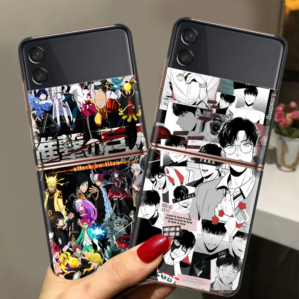 Anime Comic Collection Luxury Phone Cover For Samsung Galaxy Z Flip Case Black For Samsung Z Flip 3 5G Hard PC Foldable Shell
Anime Comic Collection Luxury Phone Cover For Samsung Galaxy Z Flip Case Black For Samsung Z Flip 3 5G Hard PC Foldable Shell