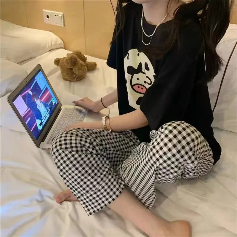 Women Pajamas Sets Spring Autumn Thin Carton Generation Women Long Sleepwear Suit Home Wear Women Cute Gift Student Pyjamas Set
Women Pajamas Sets Spring Autumn Thin Carton Generation Women Long Sleepwear Suit Home Wear Women Cute Gift Student Pyjamas Set
