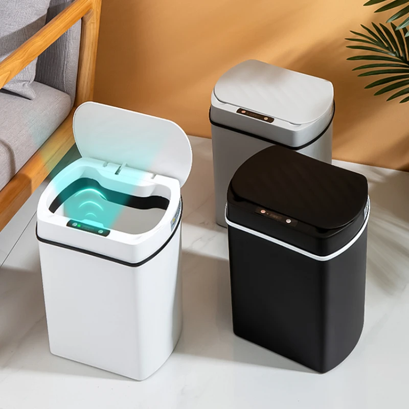 Умная мусорная корзина, кухонные инструменты для уборки, автоматические пластиковые скандинавские мусорные корзины для ванной, мусорная корзина с датчиком для гостиной 
Умная мусорная корзина, кухонные инструменты для уборки, автоматические пластиковые скандинавские мусорные корзины для ванной, мусорная корзина с датчиком для гостиной
