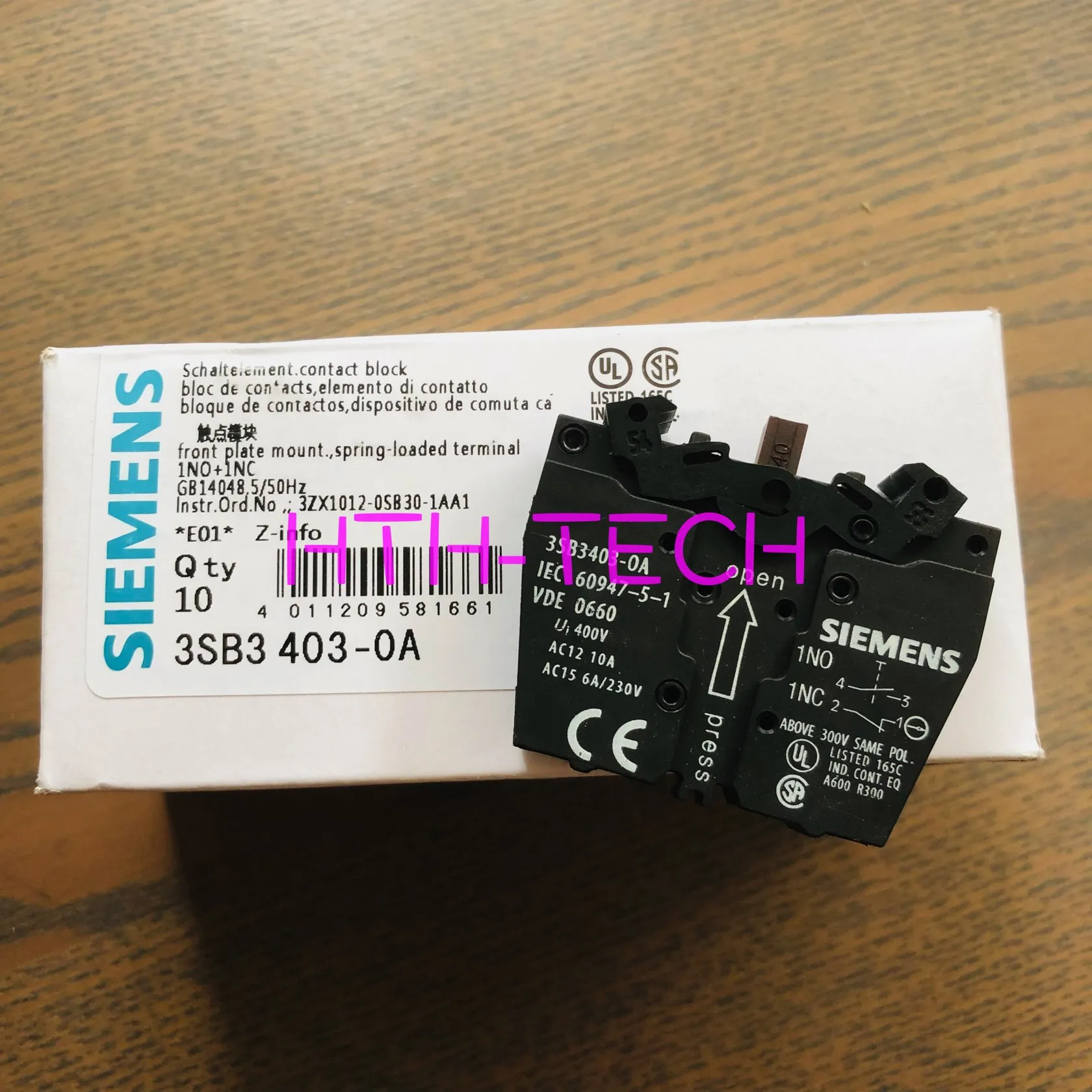 3SB3400-0B 3SB3400-0C 3SB3400-0D 3SB3400-0K 3SB3403-0A контактор кнопок 400 В переменного тока 12 10 А - купить