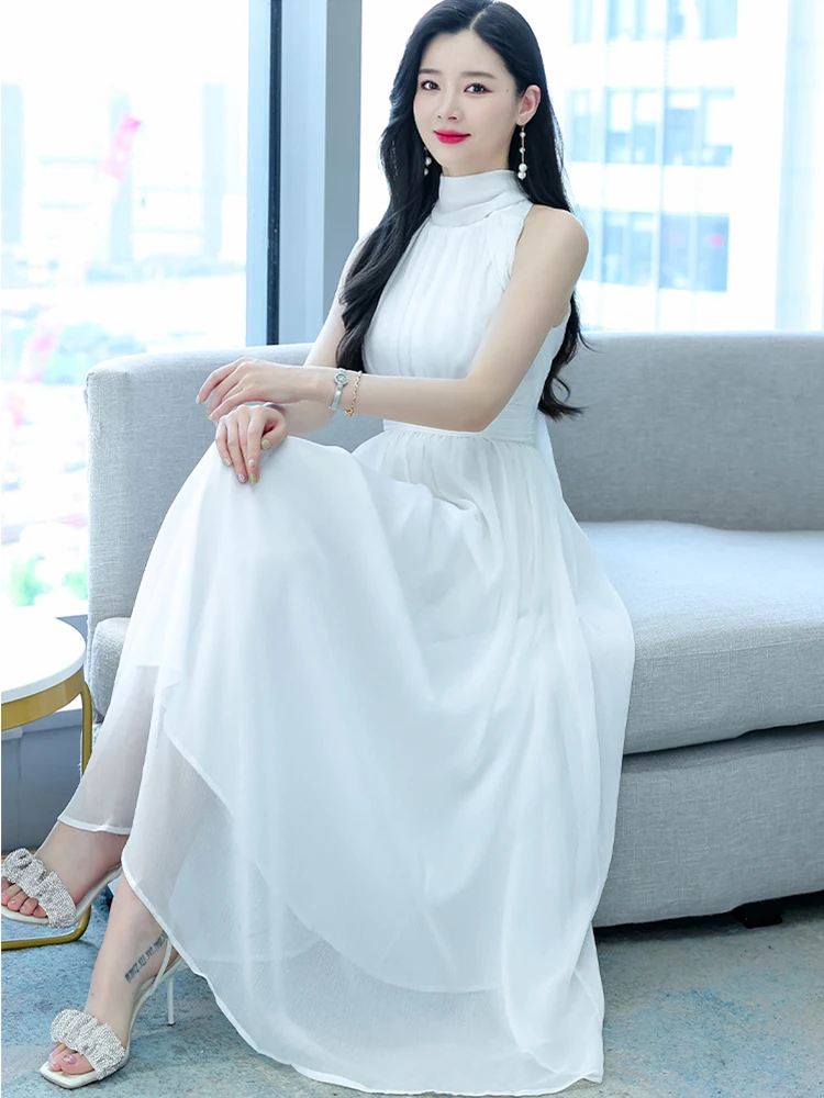 Summer Clothes For Fashion White Midi Chiffon Sexy Backless Dress Women Prom Chic Elegant Beach 2023 Party Long Evening Dresses
Summer Clothes For Fashion White Midi Chiffon Sexy Backless Dress Women Prom Chic Elegant Beach 2023 Party Long Evening Dresses