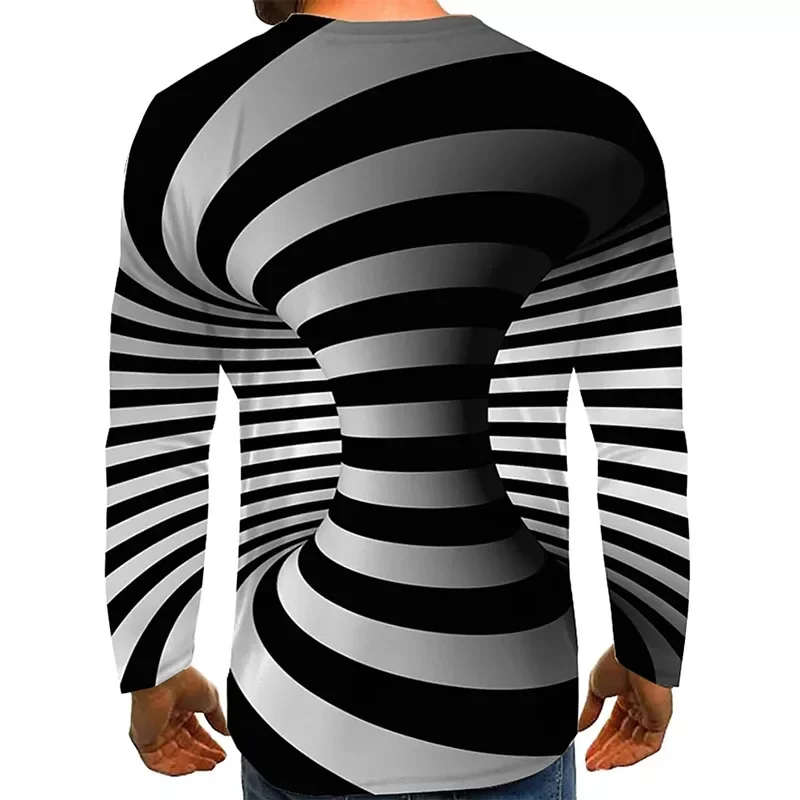 New2022 Men's Optical Illusion Graphic Plus Size T-Shirt Print Daily Long Sleeve Tops Exaggerated Around Neck Rainbow Street
New2022 Men's Optical Illusion Graphic Plus Size T-Shirt Print Daily Long Sleeve Tops Exaggerated Around Neck Rainbow Street