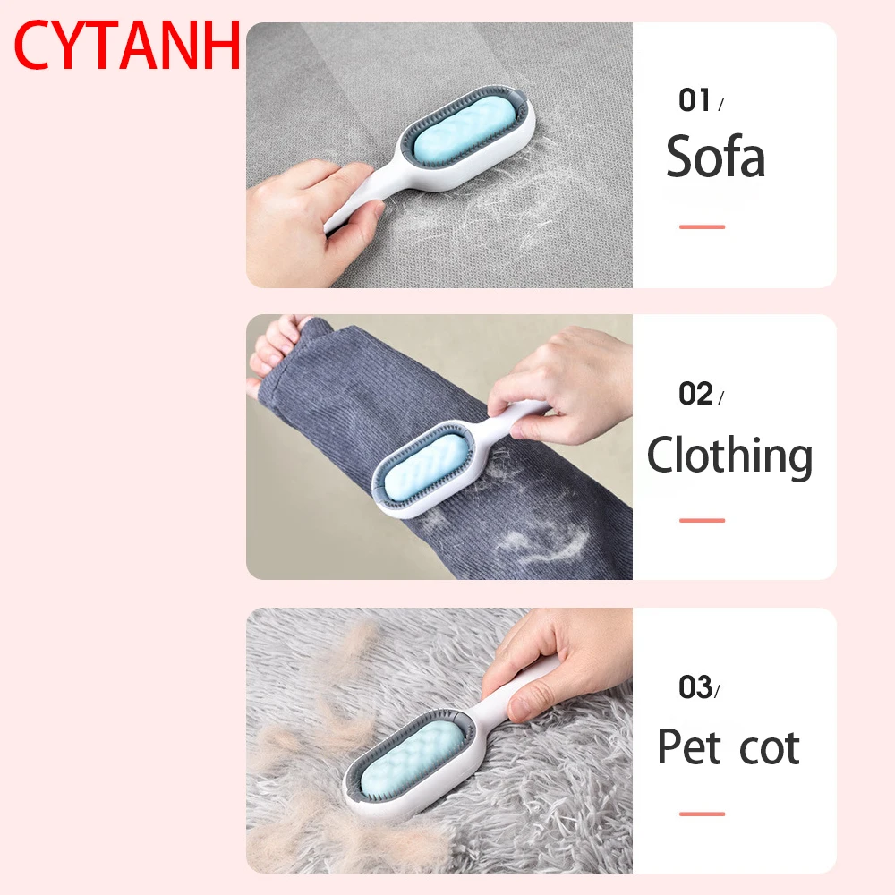 Double Sided Hair Removal Brushes for Cat Dog Pet Grooming Comb with Wipes Kitten Brush Gato Accesorios Para Artículos Mascotas
Double Sided Hair Removal Brushes for Cat Dog Pet Grooming Comb with Wipes Kitten Brush Gato Accesorios Para Artículos Mascotas