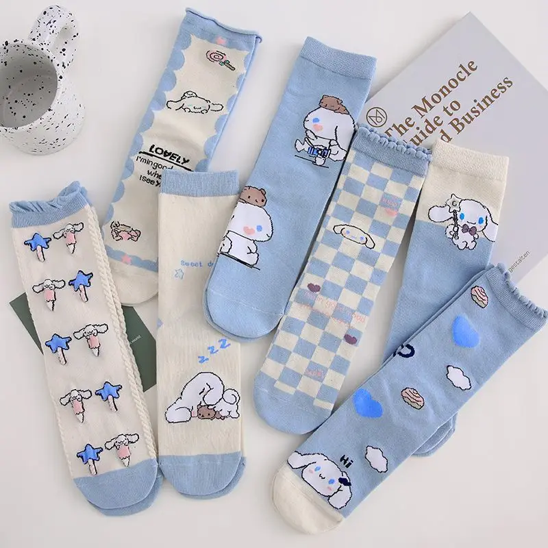 7pcs Cinnamoroll The New Socks Women's in Autumn are Versatile Cute Cartoon Cotton in Autumn and Winter Socks for Students Gift
7pcs Cinnamoroll The New Socks Women's in Autumn are Versatile Cute Cartoon Cotton in Autumn and Winter Socks for Students Gift