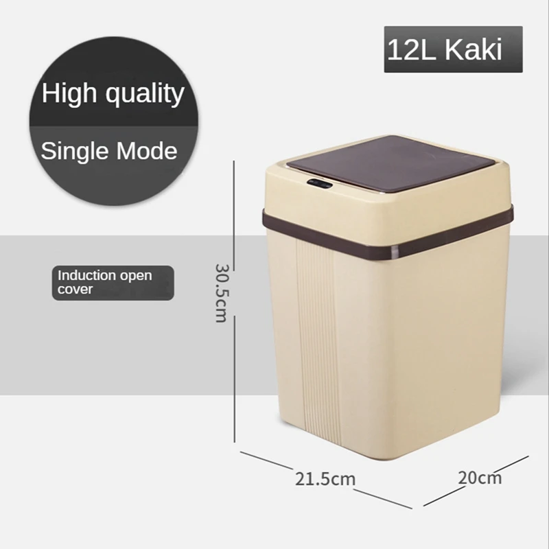1 Piece 12L Smart Sensor Can Garbage Bin For Office Kitchen Bathroom Toilet Trash Can A
1 Piece 12L Smart Sensor Can Garbage Bin For Office Kitchen Bathroom Toilet Trash Can A