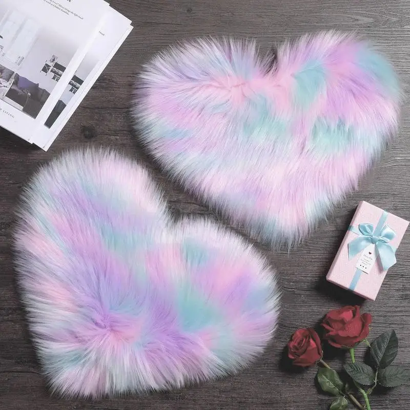 Heart Shaped Rug Shaggy Plush Carpet Soft Faux Sheepskin Fur Area Rugs For Bedroom Living Room Floor Home Mat Bedside Rug
Heart Shaped Rug Shaggy Plush Carpet Soft Faux Sheepskin Fur Area Rugs For Bedroom Living Room Floor Home Mat Bedside Rug