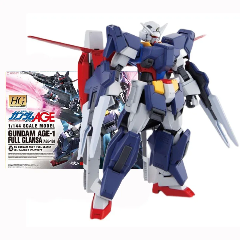 Bandai Genuine Gundam Model Kit Anime Figure Hg Age Age-1 Full Glansa Collection Gunpla Anime Action Figure Toys Free Shipping
Bandai Genuine Gundam Model Kit Anime Figure Hg Age Age-1 Full Glansa Collection Gunpla Anime Action Figure Toys Free Shipping
