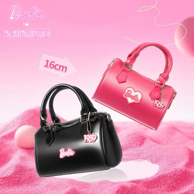 2023 New Trend MINISO Barbie Crossbody Bag Fashion Luxury Designer Handbag Female Solid Color Messenger Tote Bag Girls Gift
2023 New Trend MINISO Barbie Crossbody Bag Fashion Luxury Designer Handbag Female Solid Color Messenger Tote Bag Girls Gift