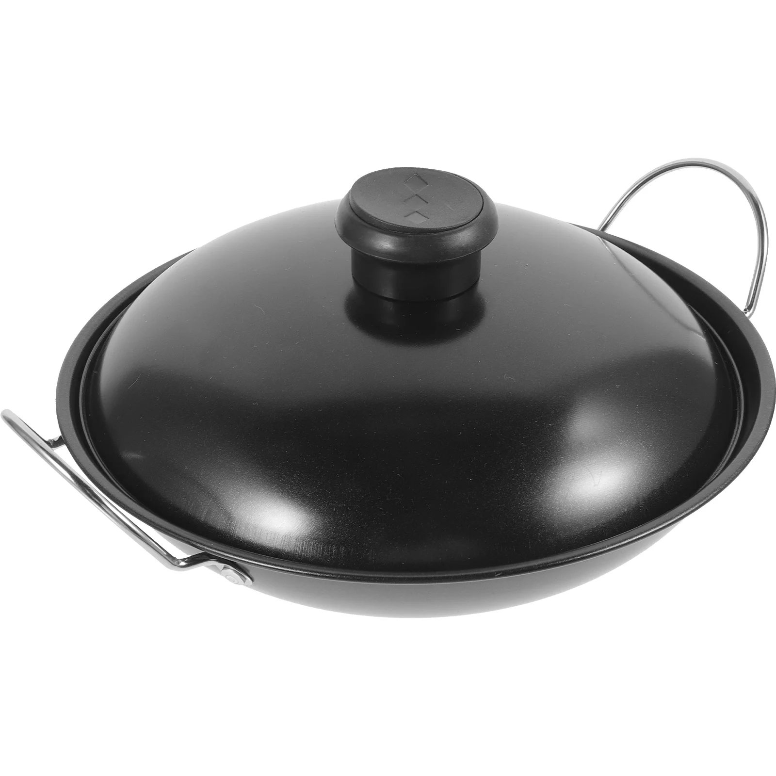 Food Wok Reusable Hot Pot Stainless Steel Camping Cookware Griddle Cooking Home Accessory Household Metal Fry Pan Lid
Food Wok Reusable Hot Pot Stainless Steel Camping Cookware Griddle Cooking Home Accessory Household Metal Fry Pan Lid