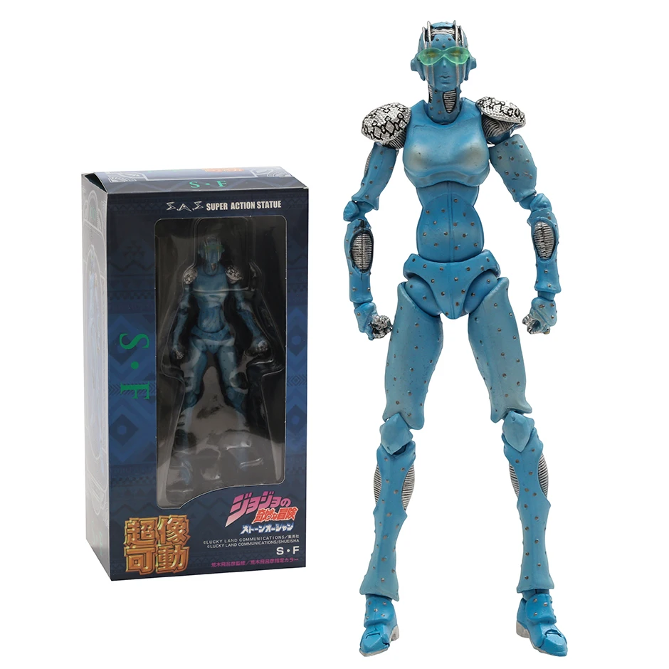 Jojo's Bizarre Adventure Part 6 Stone Ocean SF Super Action Statue Figure Toy
Jojo's Bizarre Adventure Part 6 Stone Ocean SF Super Action Statue Figure Toy