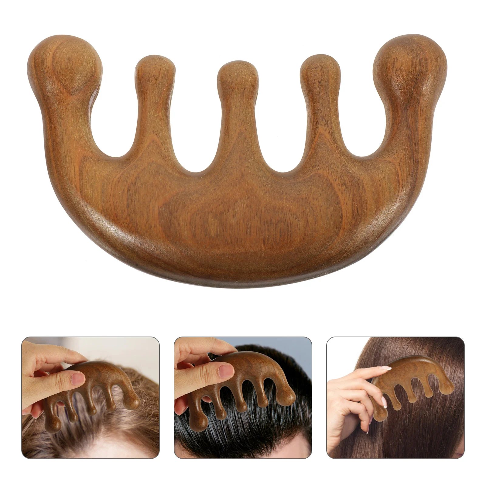 Massage Comb Sandalwood Anti-Static Hair Tool Caring Wide Tooth Head Wooden Brush Meridian Scalp
Massage Comb Sandalwood Anti-Static Hair Tool Caring Wide Tooth Head Wooden Brush Meridian Scalp