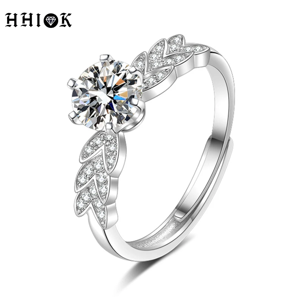 HHIOK Jewelry Fashion High Sense Moissanite Six Claw Honeycomb Two Carat Adjustable Wedding Ring For Women
HHIOK Jewelry Fashion High Sense Moissanite Six Claw Honeycomb Two Carat Adjustable Wedding Ring For Women