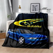 Racing car logo printed blanket Flange warm blanket bed linings Home travel blanket Picnic blanket birthday gift
