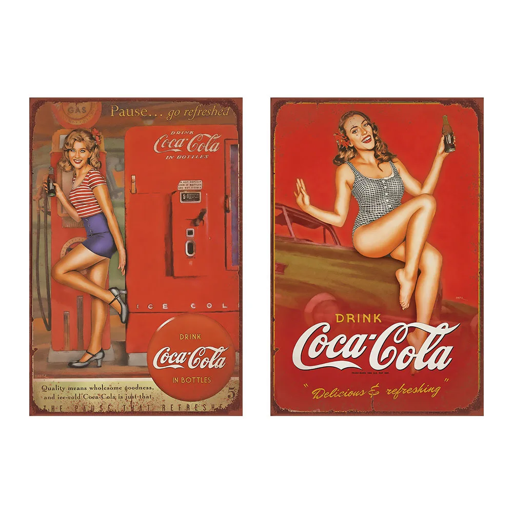 Vintage Beauty Girl Metal Tin Sign Drink Metal Posters Decorative Plate for Kitchen Bar Pub Club Man Cave Home Wall Decor 8x12
Vintage Beauty Girl Metal Tin Sign Drink Metal Posters Decorative Plate for Kitchen Bar Pub Club Man Cave Home Wall Decor 8x12