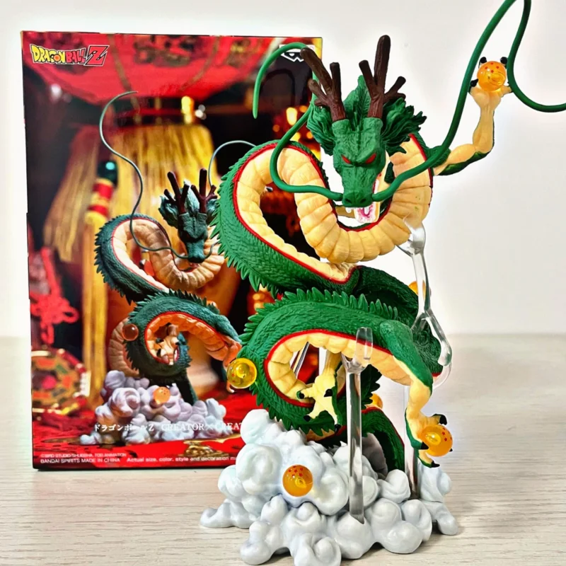 

Аниме Драконий жемчуг Z Shenron фигурка из ПВХ кукла Shenlong модель Dbz статуя Briquedos Juguetes Dbz Коллекционная модель игрушка подарок