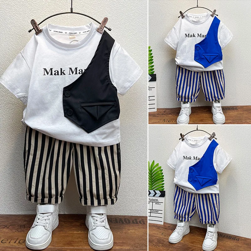 Boys Summer Clothes Sets Children Fashion Shirts Shorts Outfits for Baby Boy Toddler Tracksuits 2-11Years Boy Clothing Set
Boys Summer Clothes Sets Children Fashion Shirts Shorts Outfits for Baby Boy Toddler Tracksuits 2-11Years Boy Clothing Set