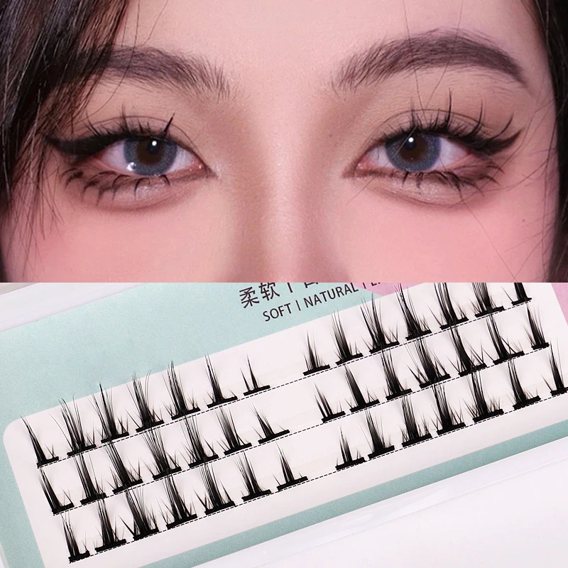 Natural Segmented False Eyelashes Manga Lashes Big Eye Simulation Plain Cos Single Cluster Devil Thick Lashes Lower Eyelashes
Natural Segmented False Eyelashes Manga Lashes Big Eye Simulation Plain Cos Single Cluster Devil Thick Lashes Lower Eyelashes