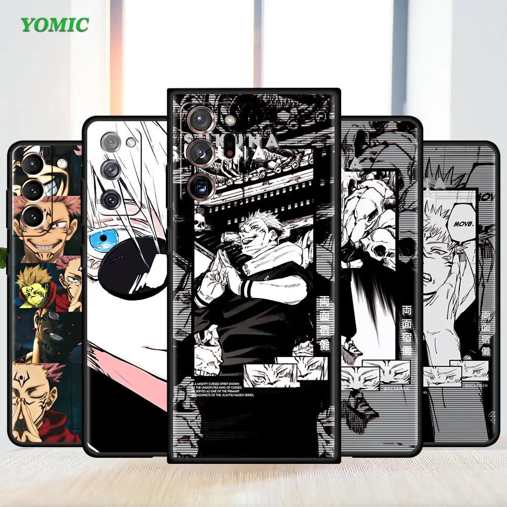 Shockproof Case for Samsung Galaxy S20 Fe S21 S22 Ultra Note 20 10 Phone Coque S10 S9 Plus S8 Black Capa Anime Jujutsu Kaisen
Shockproof Case for Samsung Galaxy S20 Fe S21 S22 Ultra Note 20 10 Phone Coque S10 S9 Plus S8 Black Capa Anime Jujutsu Kaisen