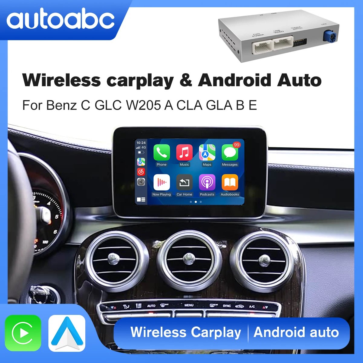 Беспроводной Модуль Carplay Android Auto Для Mercedes NTG5.0 W176 W205 A B C CL GLS GLA GLC CLA, Адаптер 2015-2018
Беспроводной Модуль Carplay Android Auto Для Mercedes NTG5.0 W176 W205 A B C CL GLS GLA GLC CLA, Адаптер 2015-2018