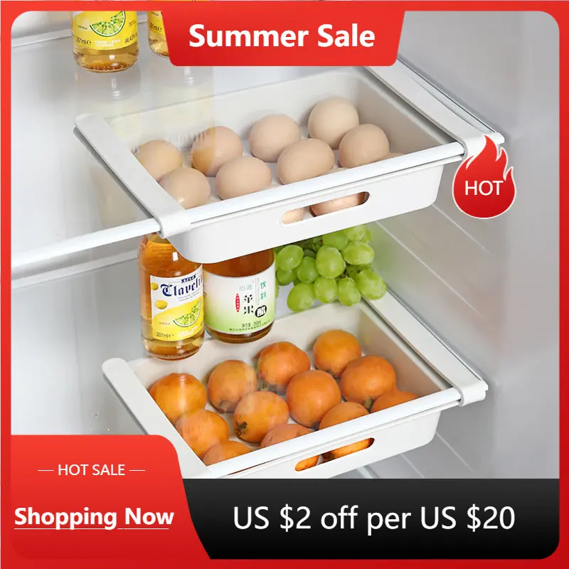 Home Kitchen Organizer Refrigerator Egg Fruit Storage Box Drawer Type Food Crisper Kitchen Accessories Fridge Organizer Shelf
Home Kitchen Organizer Refrigerator Egg Fruit Storage Box Drawer Type Food Crisper Kitchen Accessories Fridge Organizer Shelf