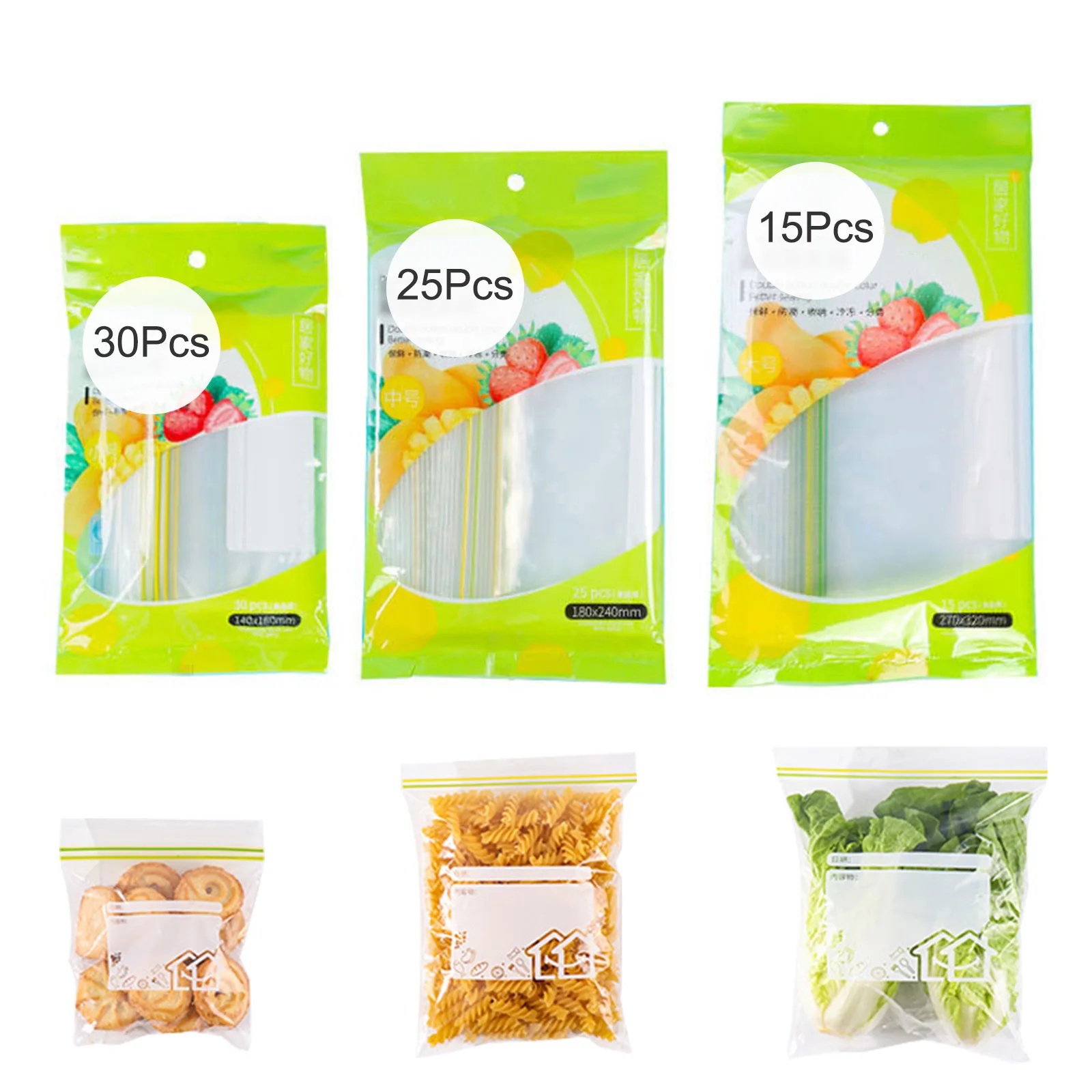 Bag Storage Bags Double Food 3 Sizes 70 Bags And Freshness Compact Bag Freezer Bag New Upgrade Storage Bag Durable
Bag Storage Bags Double Food 3 Sizes 70 Bags And Freshness Compact Bag Freezer Bag New Upgrade Storage Bag Durable