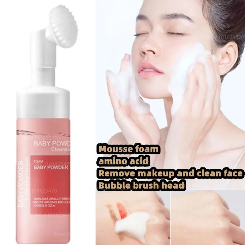 Cleansing Mousse Foam Amino Acid Makeup Remover Cleansing Foam Brush Hair Cleanser Deep Cleaning Face Cleaner Skin Care 
Cleansing Mousse Foam Amino Acid Makeup Remover Cleansing Foam Brush Hair Cleanser Deep Cleaning Face Cleaner Skin Care