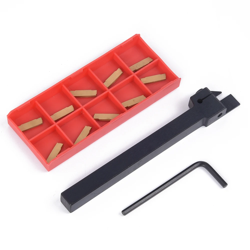 10pcs MGMN200 Carbide Inserts + MGEHR1010-2 Grooving Carbide Inserts Parting And Grooving Tool Manufacturing Tool Accessories
10pcs MGMN200 Carbide Inserts + MGEHR1010-2 Grooving Carbide Inserts Parting And Grooving Tool Manufacturing Tool Accessories