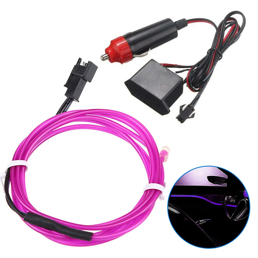 2m Purple LED Interior Decor Atmosphere Wire Strip Light Accessories+Cigarette Ambient Light Car Accessories
2m Purple LED Interior Decor Atmosphere Wire Strip Light Accessories+Cigarette Ambient Light Car Accessories