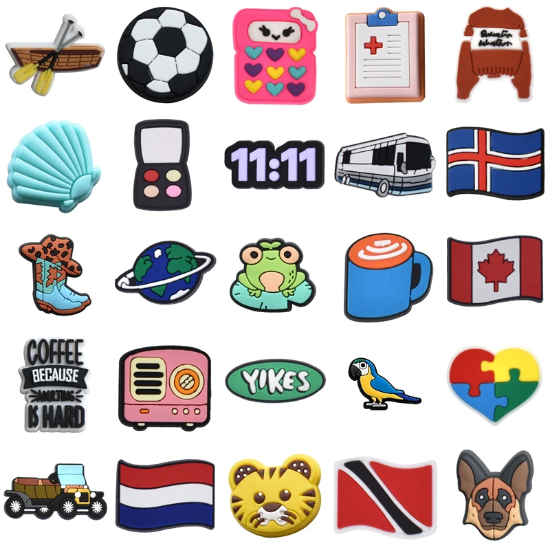 Packs Wholesale Bulk Decorations for Crocs Shoe Charms Kids Set Jeans Gifts Para Pins Boy Men Girl Shoes Accessories Women Charm
Packs Wholesale Bulk Decorations for Crocs Shoe Charms Kids Set Jeans Gifts Para Pins Boy Men Girl Shoes Accessories Women Charm