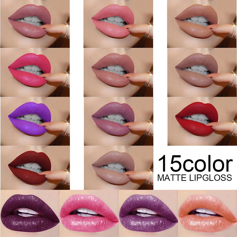Sexy Red Lip Gloss Liquid Lipstick Women Matte Velvet Lipsticks Lips Beauty Makeup Long Lasting Waterproof Cosmetics
Sexy Red Lip Gloss Liquid Lipstick Women Matte Velvet Lipsticks Lips Beauty Makeup Long Lasting Waterproof Cosmetics