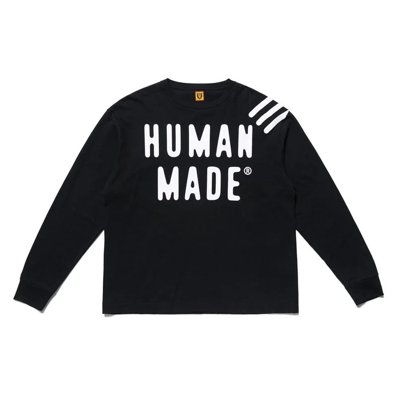 Human Made Men's Long Sleeve T-shirts 2023 Autumn Japanese Alphabet Print Couple Round Neck Casual Cotton Oversized Tees Women
Human Made Men's Long Sleeve T-shirts 2023 Autumn Japanese Alphabet Print Couple Round Neck Casual Cotton Oversized Tees Women