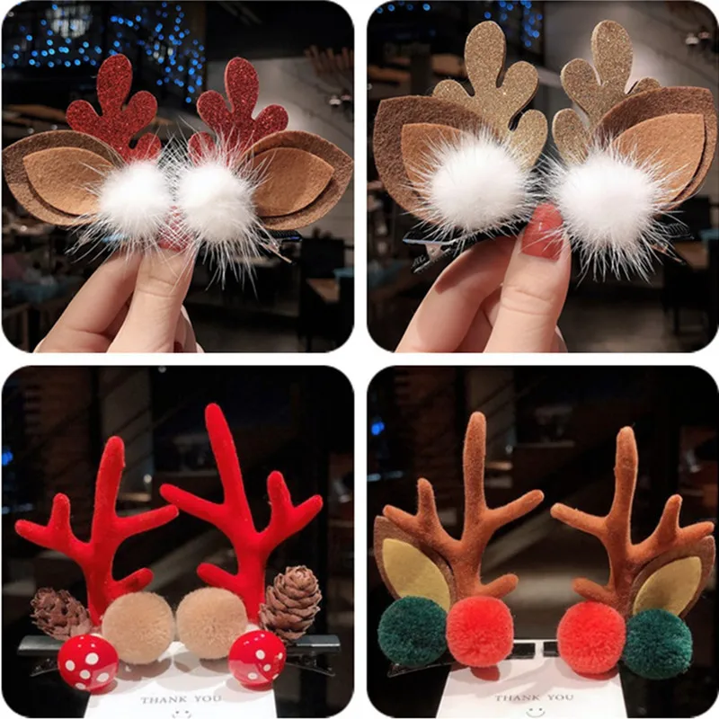 Christmas Elk Branch Antler Hairpins Children Adult Antler Hair Clip Plush Cat Ear Hair Accessories Baby Girls Gift Wholesale
Christmas Elk Branch Antler Hairpins Children Adult Antler Hair Clip Plush Cat Ear Hair Accessories Baby Girls Gift Wholesale