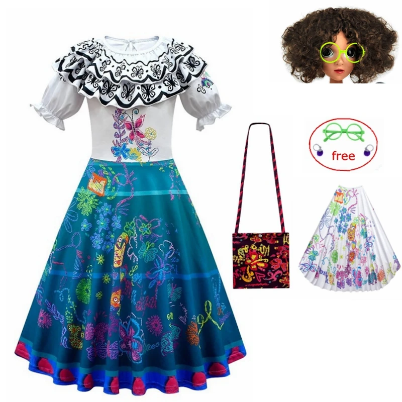 Encanto Cosplay Mirabel Costume Girl Dress For Carnival Halloween Princess Party Clothes Flower Long Dress Girl Mirabel Dress
Encanto Cosplay Mirabel Costume Girl Dress For Carnival Halloween Princess Party Clothes Flower Long Dress Girl Mirabel Dress