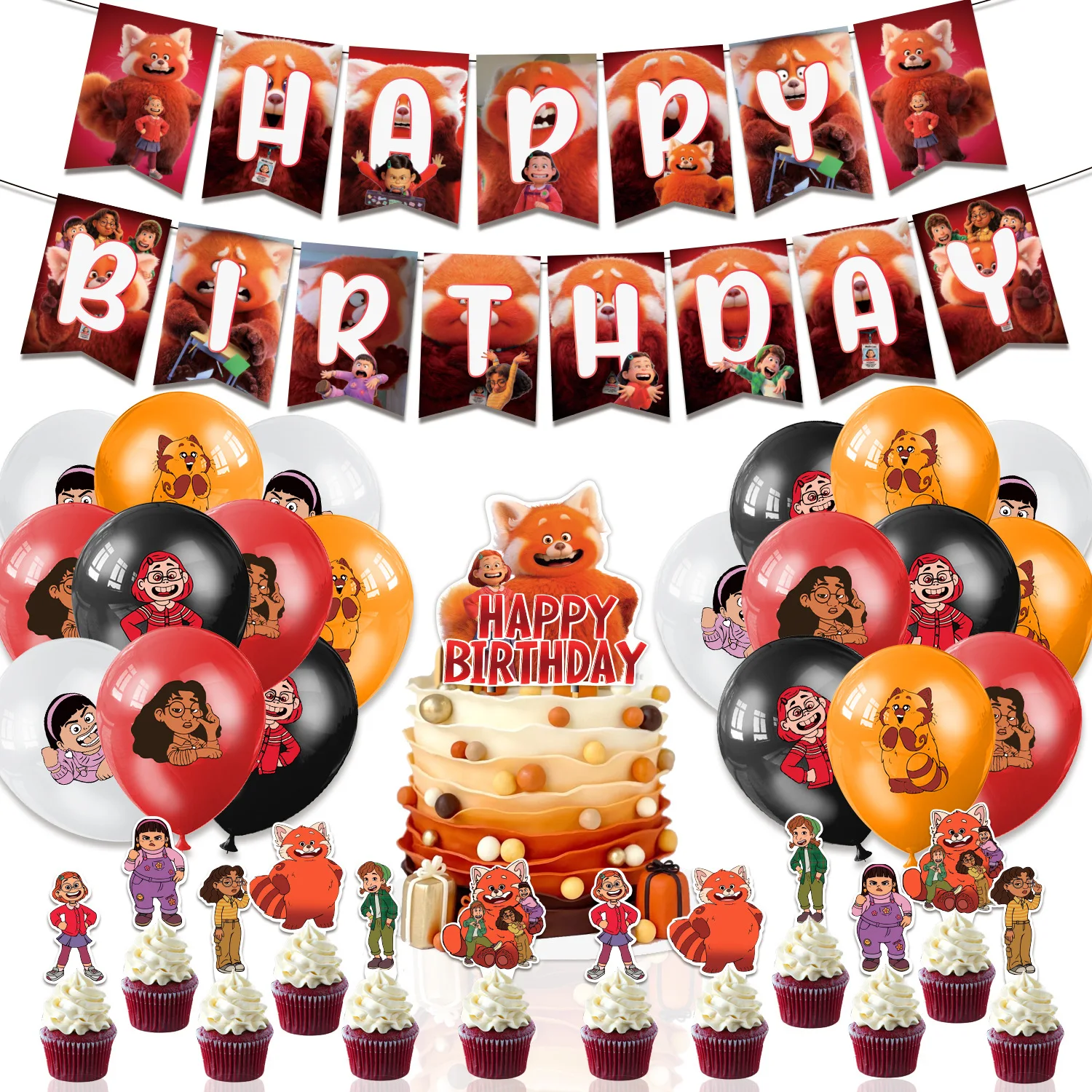 Disney Pixar Turning Red Birthday Party Decoration Mei Red Panda Balloons Cake Toppers Banners Party Decorations Kids Toy Gifts
Disney Pixar Turning Red Birthday Party Decoration Mei Red Panda Balloons Cake Toppers Banners Party Decorations Kids Toy Gifts